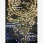 宴會廳吊燈 LED燈新款LED圓球吊燈創意煙火花球形吊燈